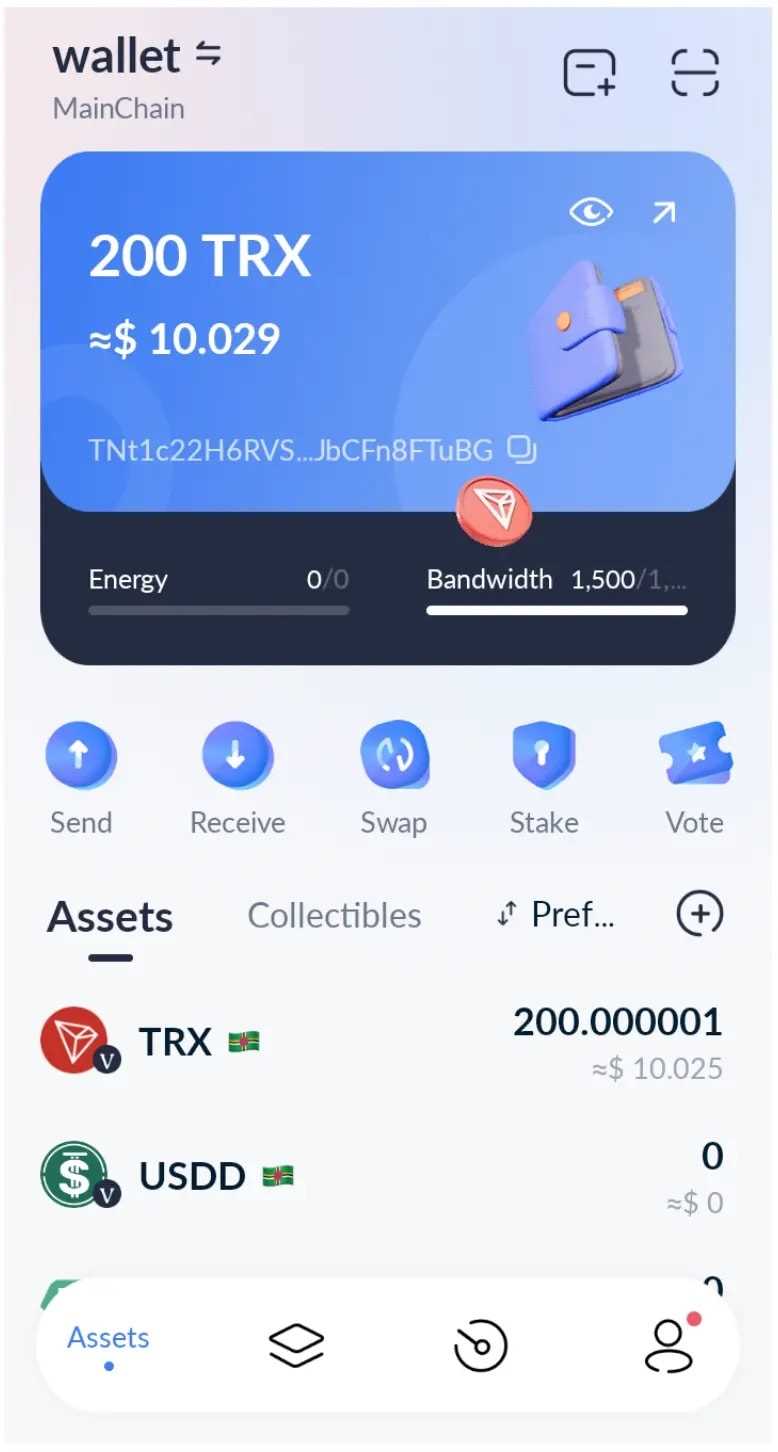 Managing Your Tron Assets