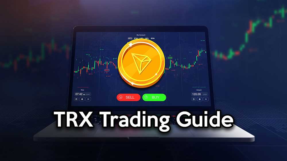 4. Navigate to the TRX trading page